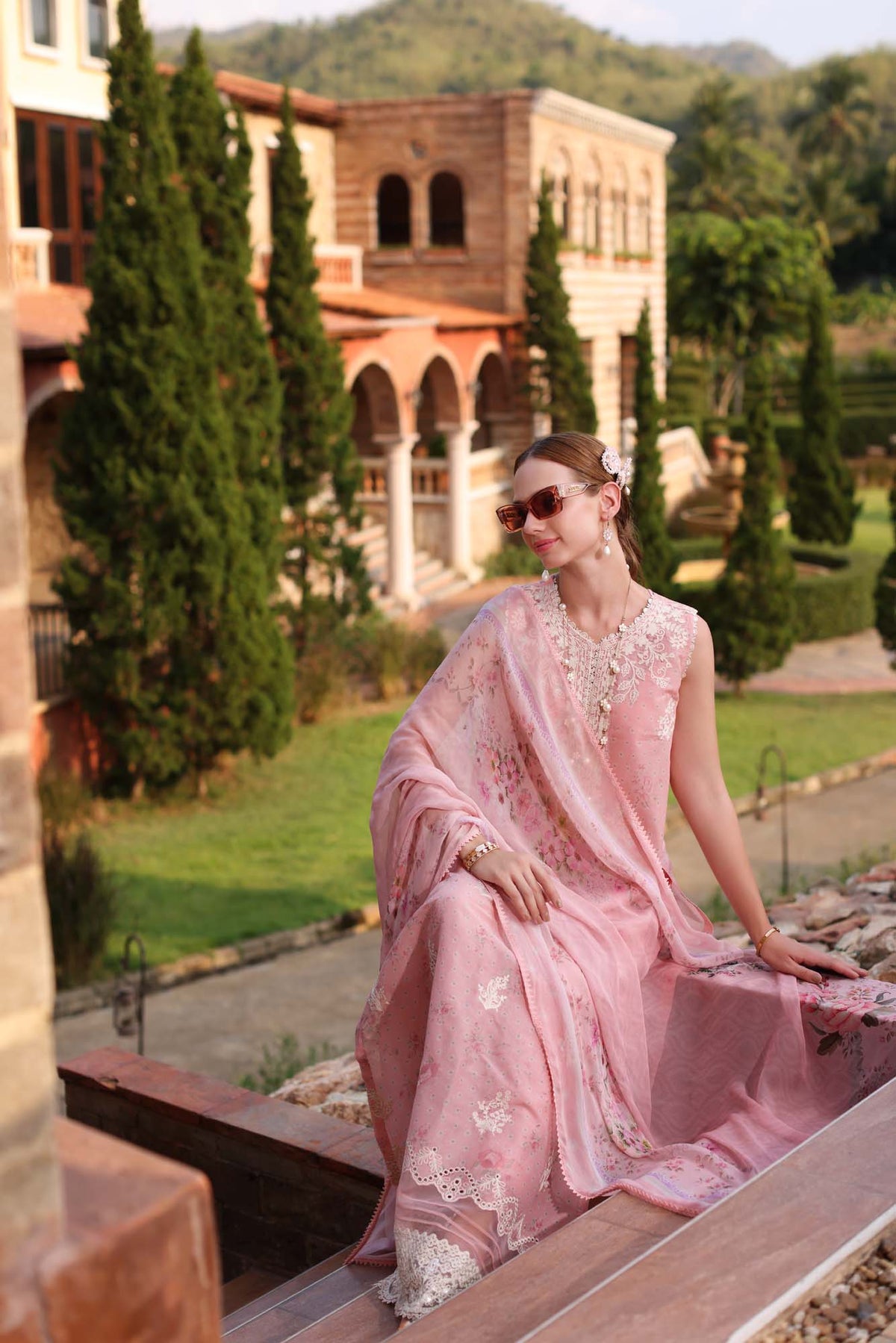Noor by Saadia Asad | Eid Luxe Printkari 24 | D7 - Maria Faisal
