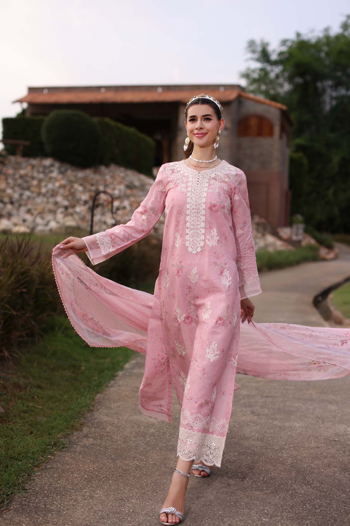 Noor by Saadia Asad | Eid Luxe Printkari 24 | D7 - Maria Faisal