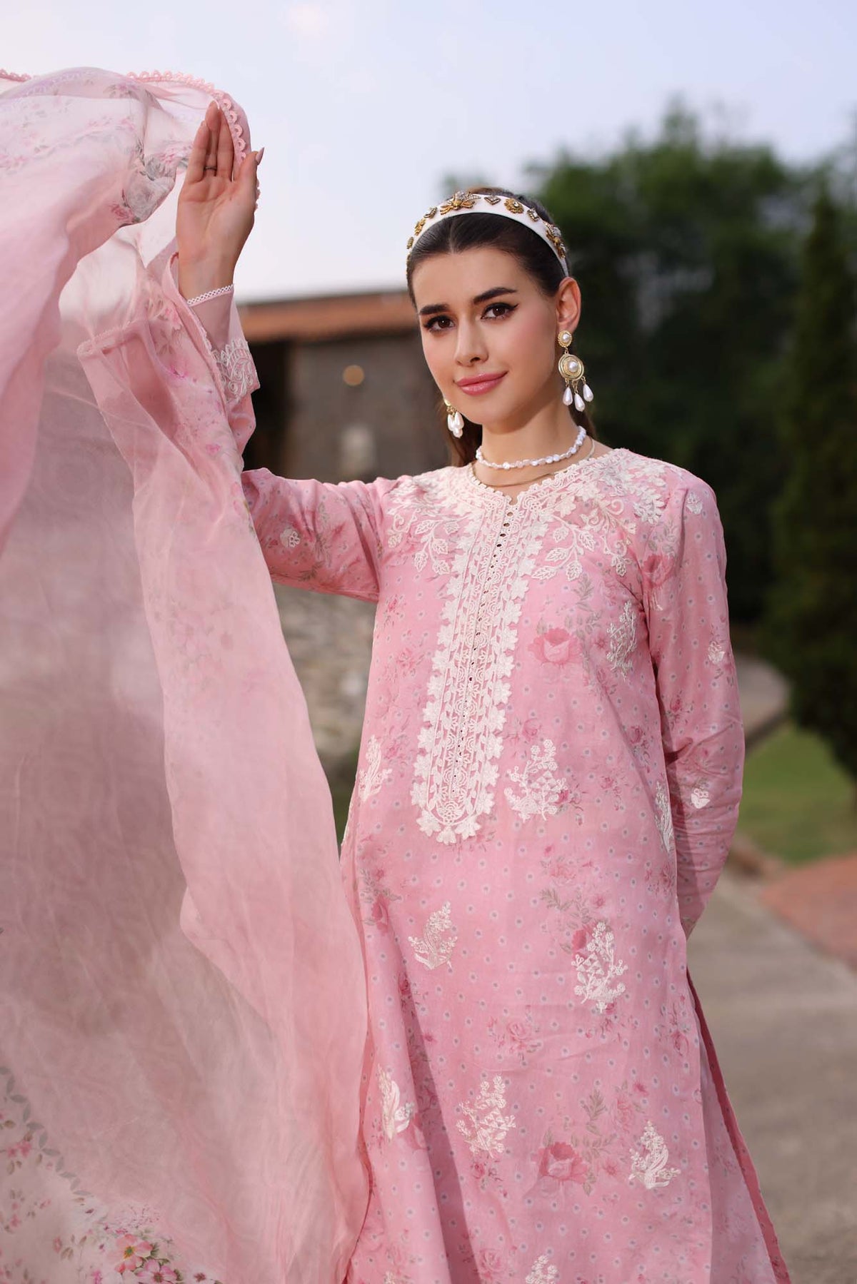 Noor by Saadia Asad | Eid Luxe Printkari 24 | D7 - Maria Faisal