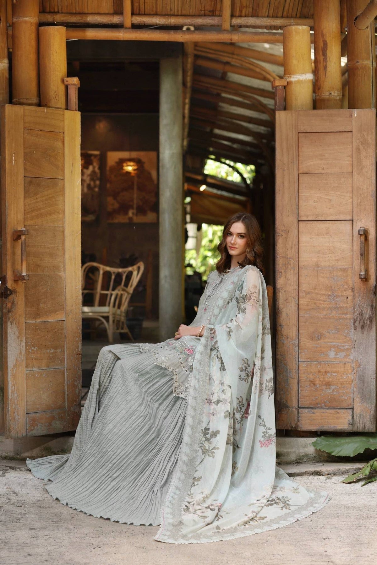 Noor by Saadia Asad | Eid Luxe Printedkari | D2-A by Maria Faisal - Registered Vendor of : Noor by Saadia Asad - type : Ladies Clothes - 100% original wedding dresses