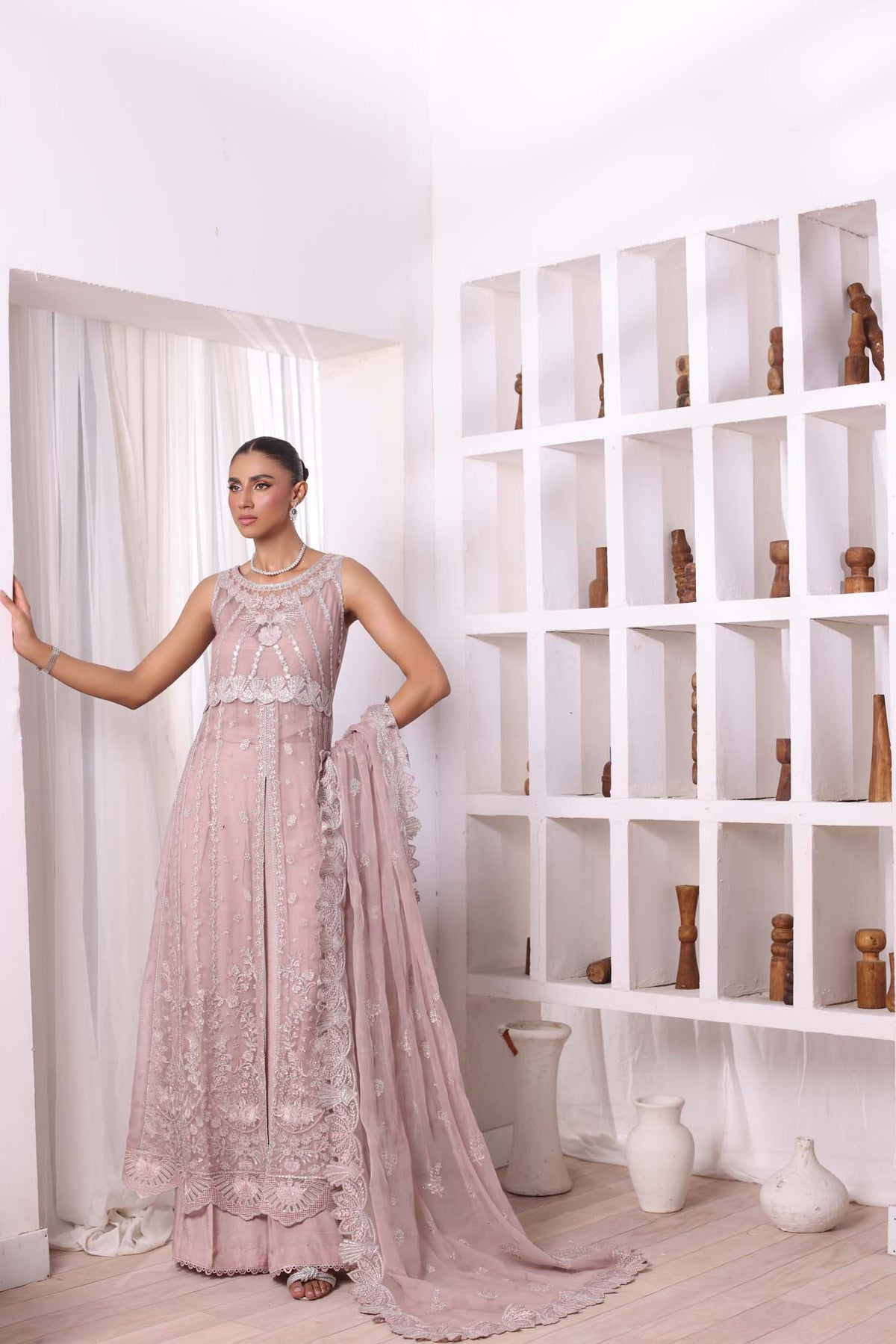 Noor by Saadia Asad | Noor Chiffon De Luxe | D3 - Wedding Dress - Maria Faisal