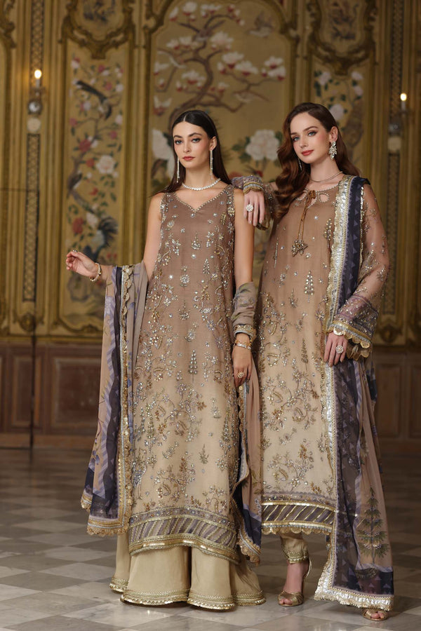 Noor by Saadia Asad | Festive 25 | D2 - Beige - Ladies Clothes - Maria Faisal