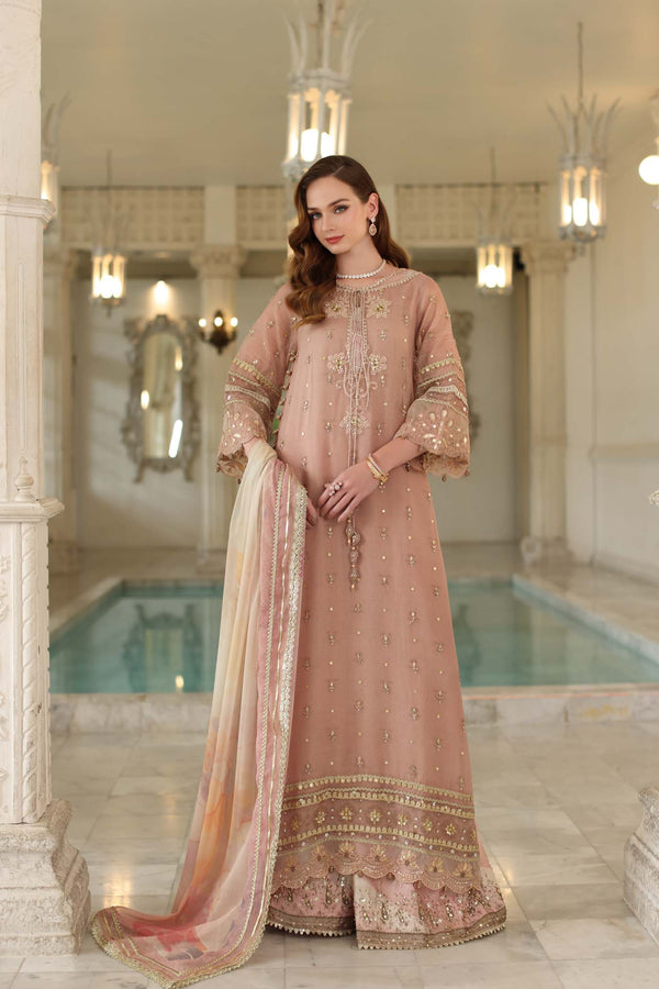 Noor by Saadia Asad | Festive 25 | D4 - Tea Pink - Ladies Clothes - Maria Faisal