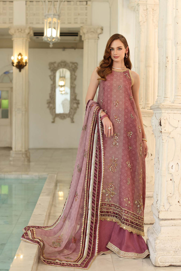 Noor by Saadia Asad | Festive 25 | D6 - Rose Pink - Ladies Clothes - Maria Faisal