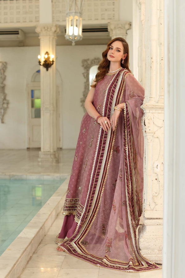 Noor by Saadia Asad | Festive 25 | D6 - Rose Pink - Ladies Clothes - Maria Faisal