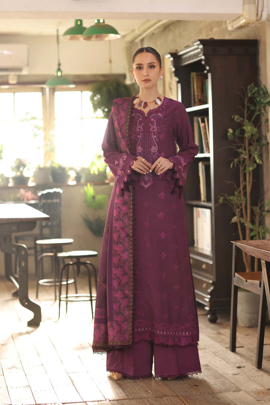 Saadia Asad | Winter Printkhaas 25 | D8 - B - Casual Dress - available at Maria Faisal in UK and USA.