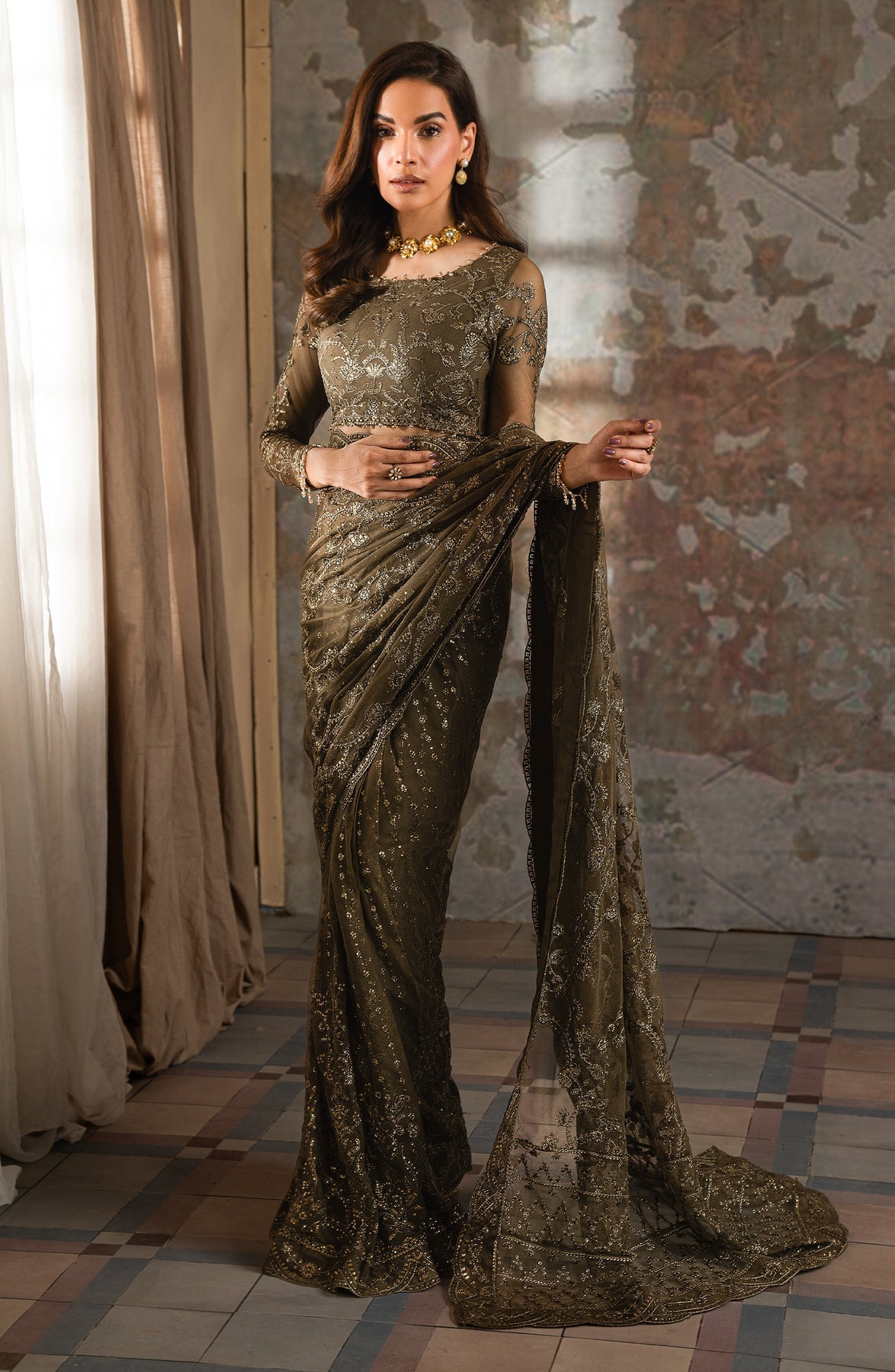 Zarif | Emirah Formals | ZEF 07 JAZAB - Ladies Clothes - Maria Faisal