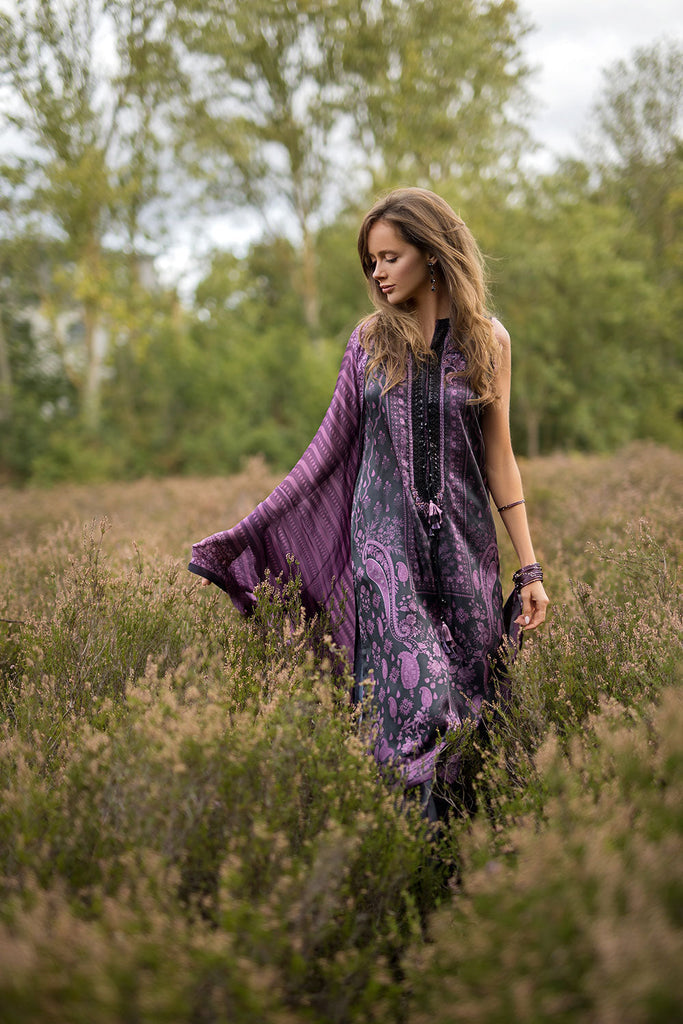 Sobia Nazir | Silk Satin 25 | ST25-08 - Formal Dress - available at Maria Faisal in UK and USA.