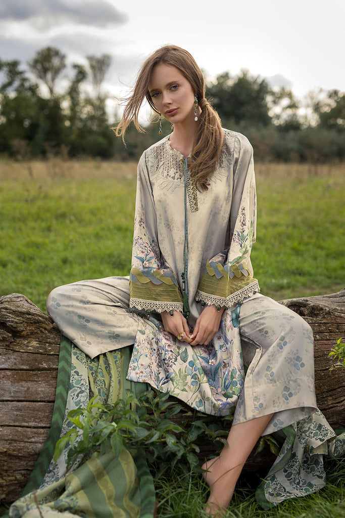 Sobia Nazir | Silk Satin 25 | ST25-07 - Formal Dress - available at Maria Faisal in UK and USA.