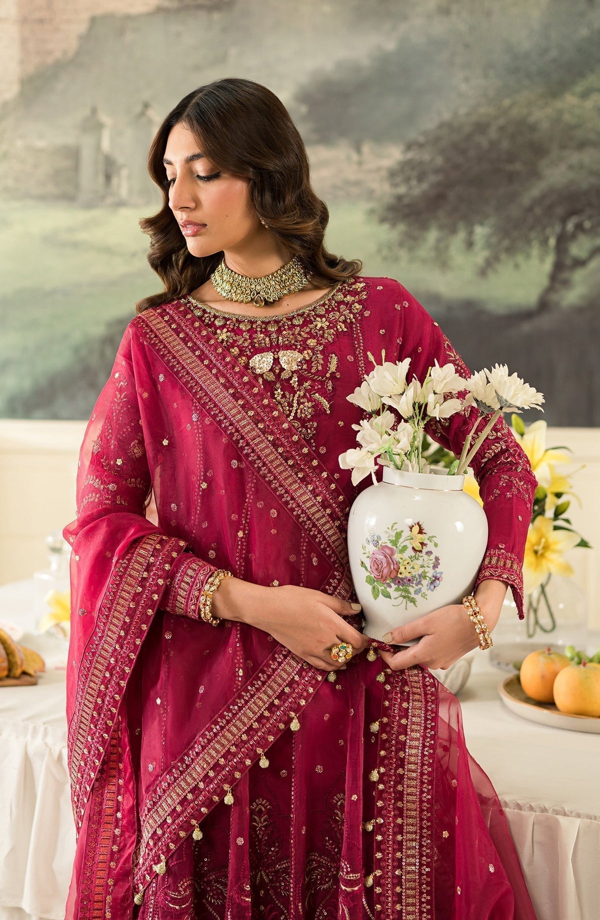 Emaan Adeel | Suave Luxury Formals 24 | SALVIA - Wedding Dress - Maria Faisal