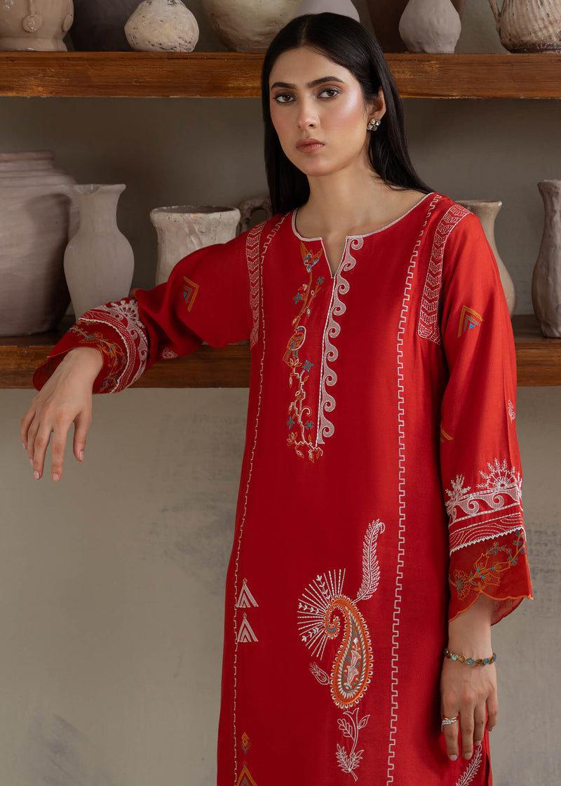 Jeem | Summer 25 RTW | KIARA RUST - Ladies Clothes - Maria Faisal