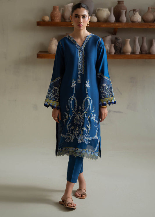 Jeem | Summer 25 RTW | ANZA BLUE - Ladies Clothes - Maria Faisal