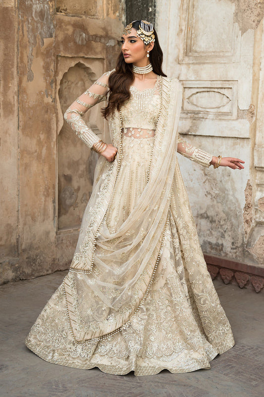 Ayzel | Pehli Nazar Wedding Formals | SHAHANA - Designer Dress with Intricate embroidery and embellishments. Shop elegent wedding dress at Maria Faisal.