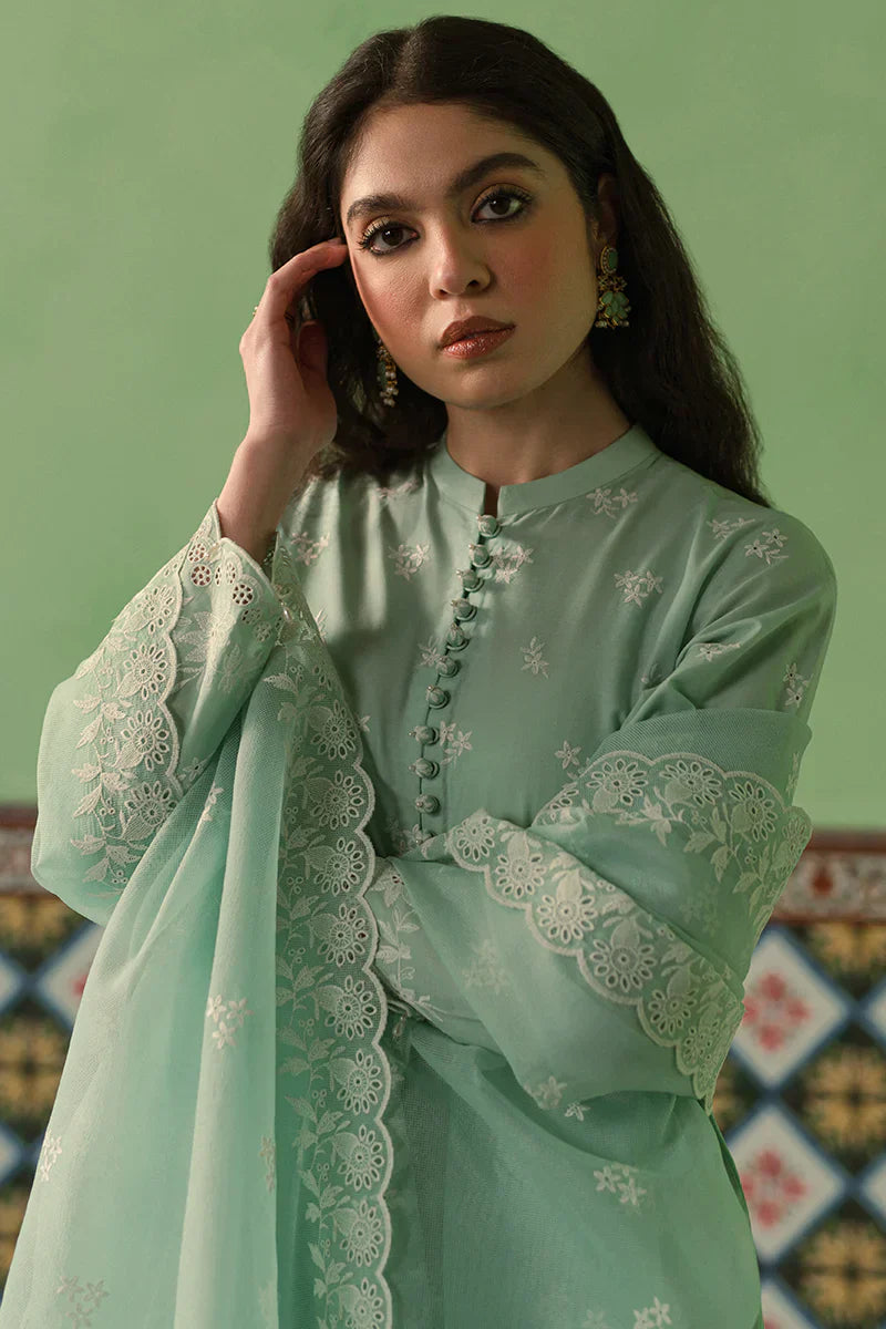 Cross Stitch | Chikankari Lawn | FLORAL WAVE - Ladies Clothes - Maria Faisal
