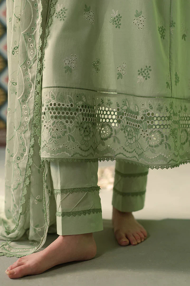 Cross Stitch | Chikankari Lawn | ICY MINT - Ladies Clothes - Maria Faisal