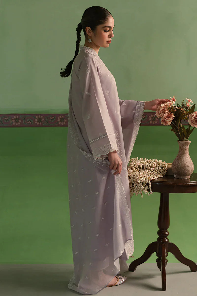 Cross Stitch | Chikankari Lawn | LILAC BLOOM - Ladies Clothes - Maria Faisal