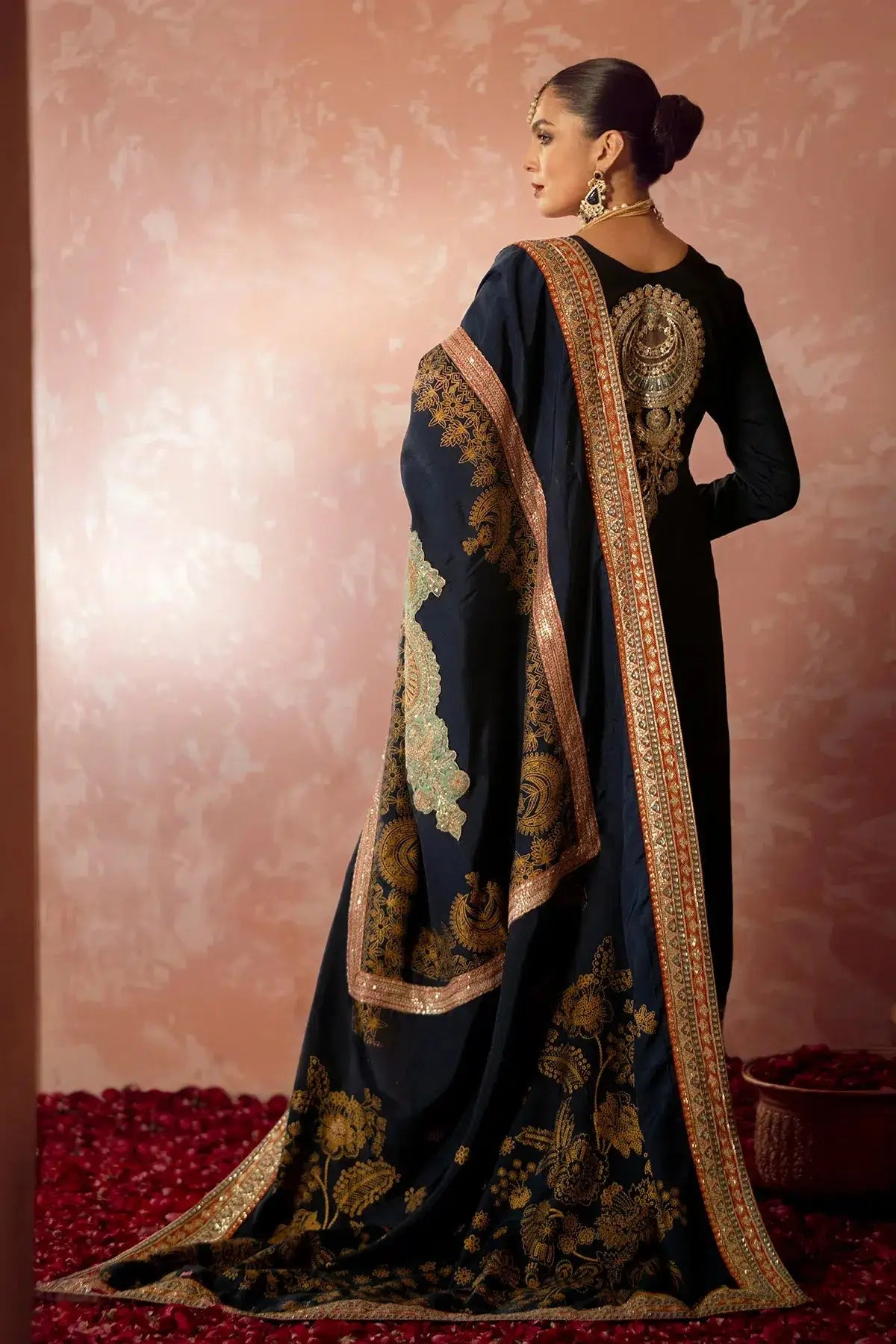 AJR Couture | Mushk The Silk Edit | Khushboo by Maria Faisal - Registered Vendor of : AJR Couture - type : Pakistani Designer Dress - 100% original wedding dresses