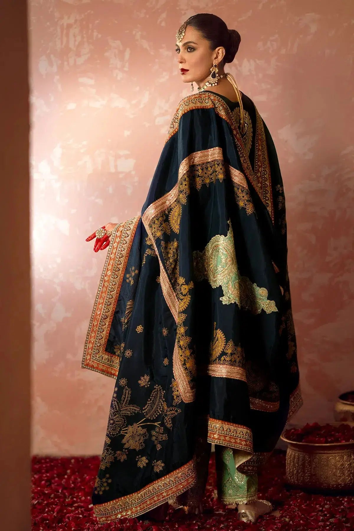 AJR Couture | Mushk The Silk Edit | Khushboo by Maria Faisal - Registered Vendor of : AJR Couture - type : Pakistani Designer Dress - 100% original wedding dresses