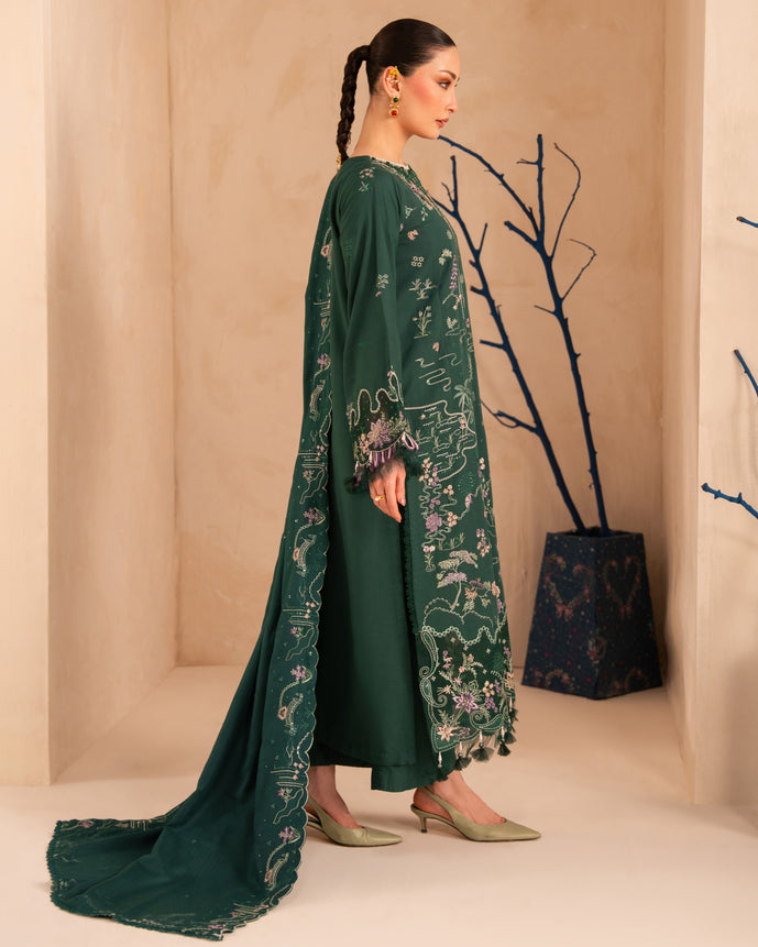 Parishay | Veranda Winters 26 |VR-10 - Luxury Dress - available at Maria Faisal in UK and USA.