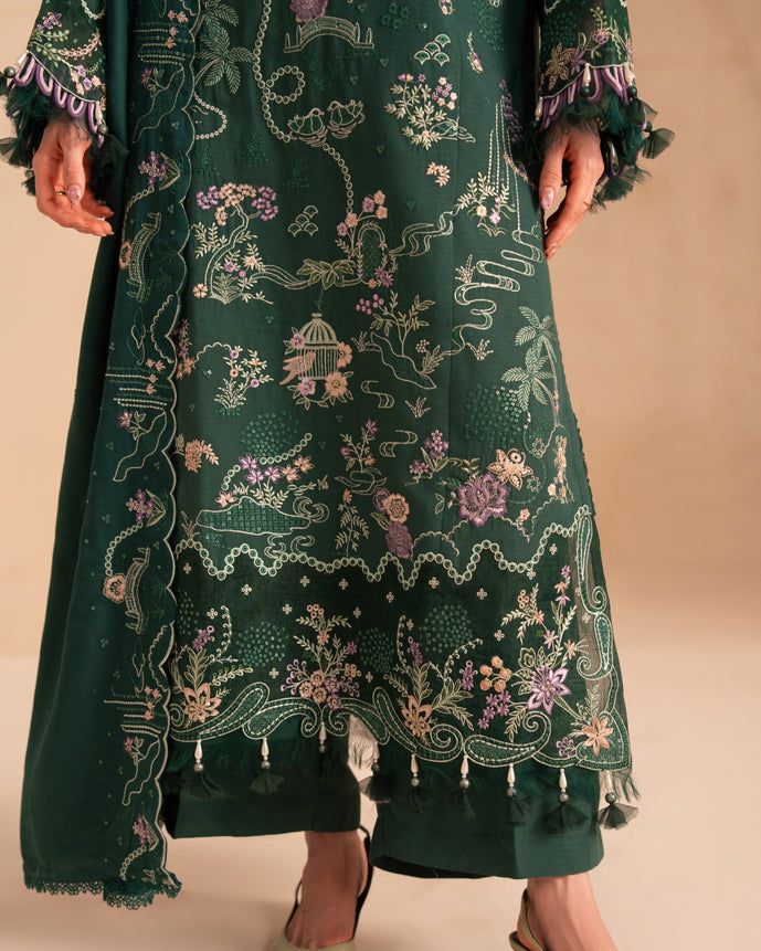 Parishay | Veranda Winters 26 |VR-10 - Luxury Dress - available at Maria Faisal in UK and USA.