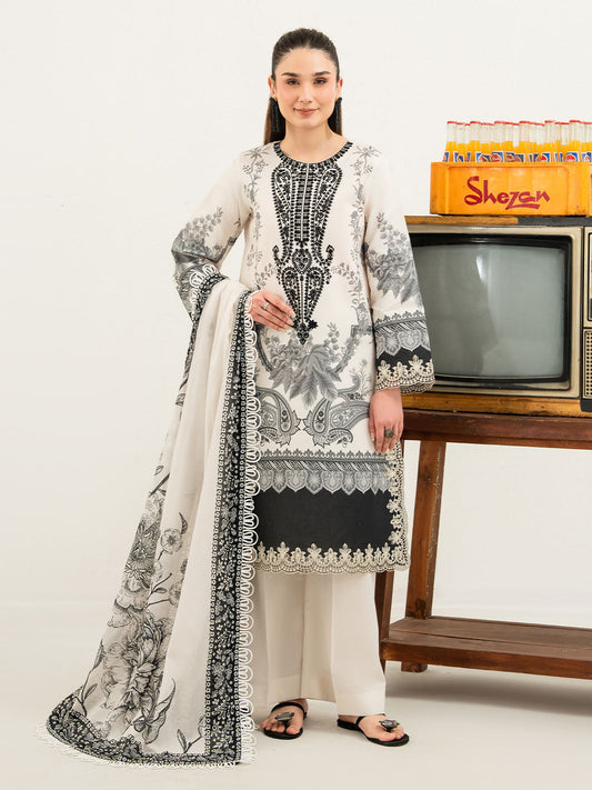 Mahnur | Anaya Lawn | ANA-005 - Luxury Dress - available at Maria Faisal in UK and USA.