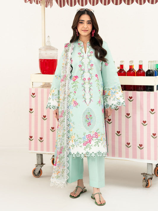 Mahnur | Anaya Lawn | ANA-011 - Luxury Dress - available at Maria Faisal in UK and USA.