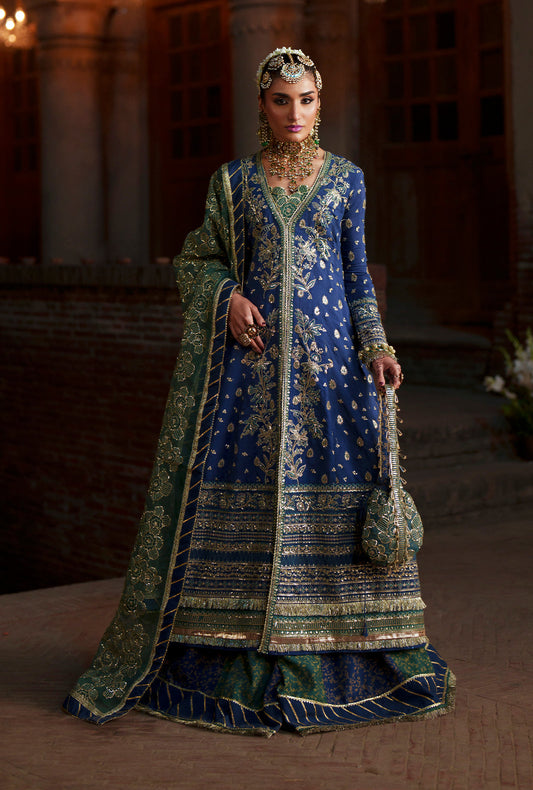 AJR Couture | Meharma The Silk Edit | Inara - Formal Dress - available at Maria Faisal in UK and USA.