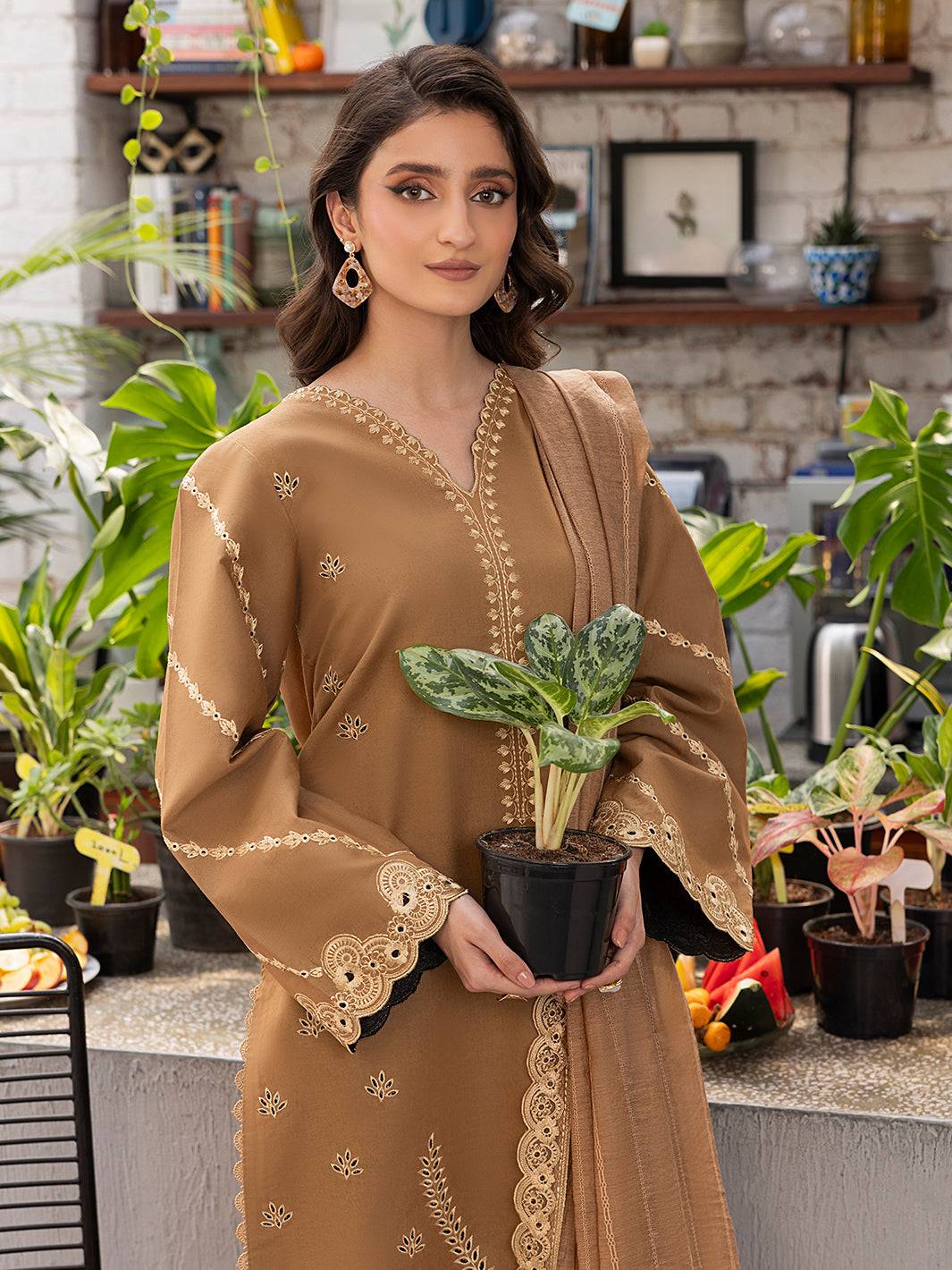 Izel | Meadow Muse Embroidered Lawn 25 | AVELA by Maria Faisal - Registered Vendor of : Izel - type : Ladies Clothes - 100% original wedding dresses