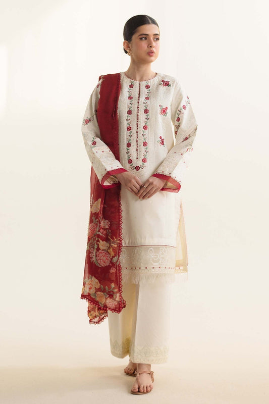Zara Shahjahan | Coco Lawn Vol 2 | AYRA-6A - Designer Dress with Intricate embroidery and embellishments. Shop elegent wedding dress at Maria Faisal.