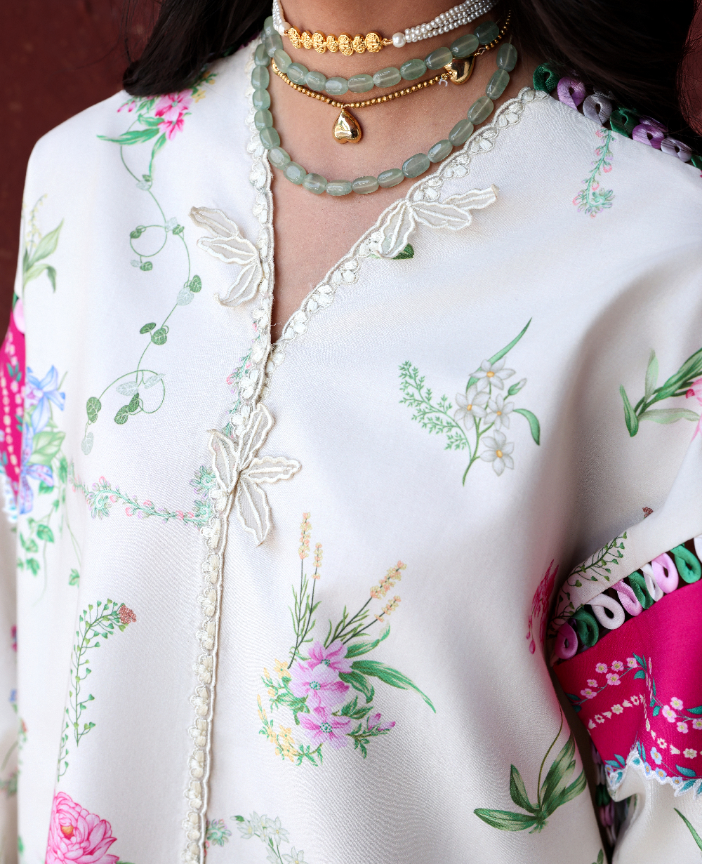Republic Womenswear | Neoma Summer Prints 26 |Aabroo - Luxury Dress - available at Maria Faisal in UK and USA.