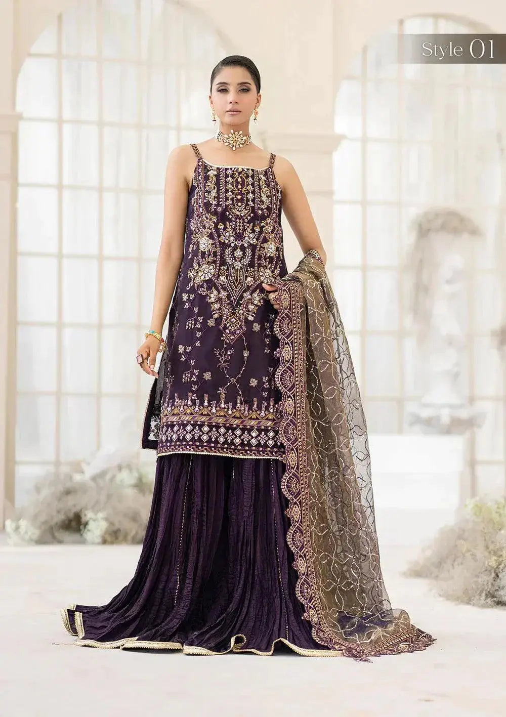 Aik Atelier | Wedding Festive 23 | 10 by Maria Faisal - Registered Vendor of : Aik Atelier - type : Designer Dress - 100% original wedding dresses