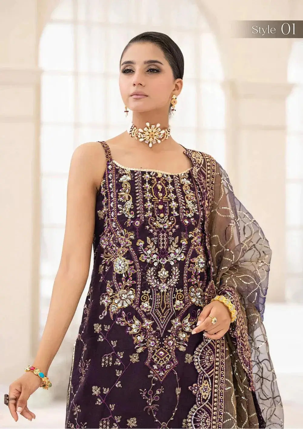 Aik Atelier | Wedding Festive 23 | 10 by Maria Faisal - Registered Vendor of : Aik Atelier - type : Designer Dress - 100% original wedding dresses