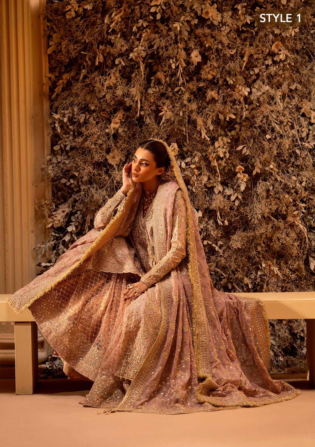 Aik Atelier | Wedding Festive 25 | LOOK 07 by Maria Faisal - Registered Vendor of : Aik Atelier - type : Ladies Clothes - 100% original wedding dresses