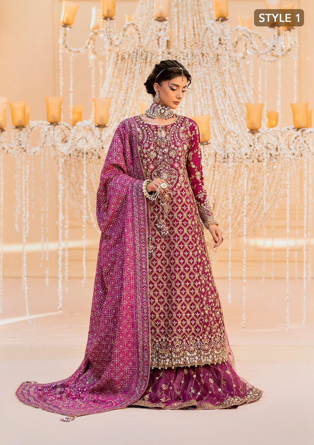 Aik Atelier | Wedding Festive 25 | LOOK 10 by Maria Faisal - Registered Vendor of : Aik Atelier - type : Ladies Clothes - 100% original wedding dresses