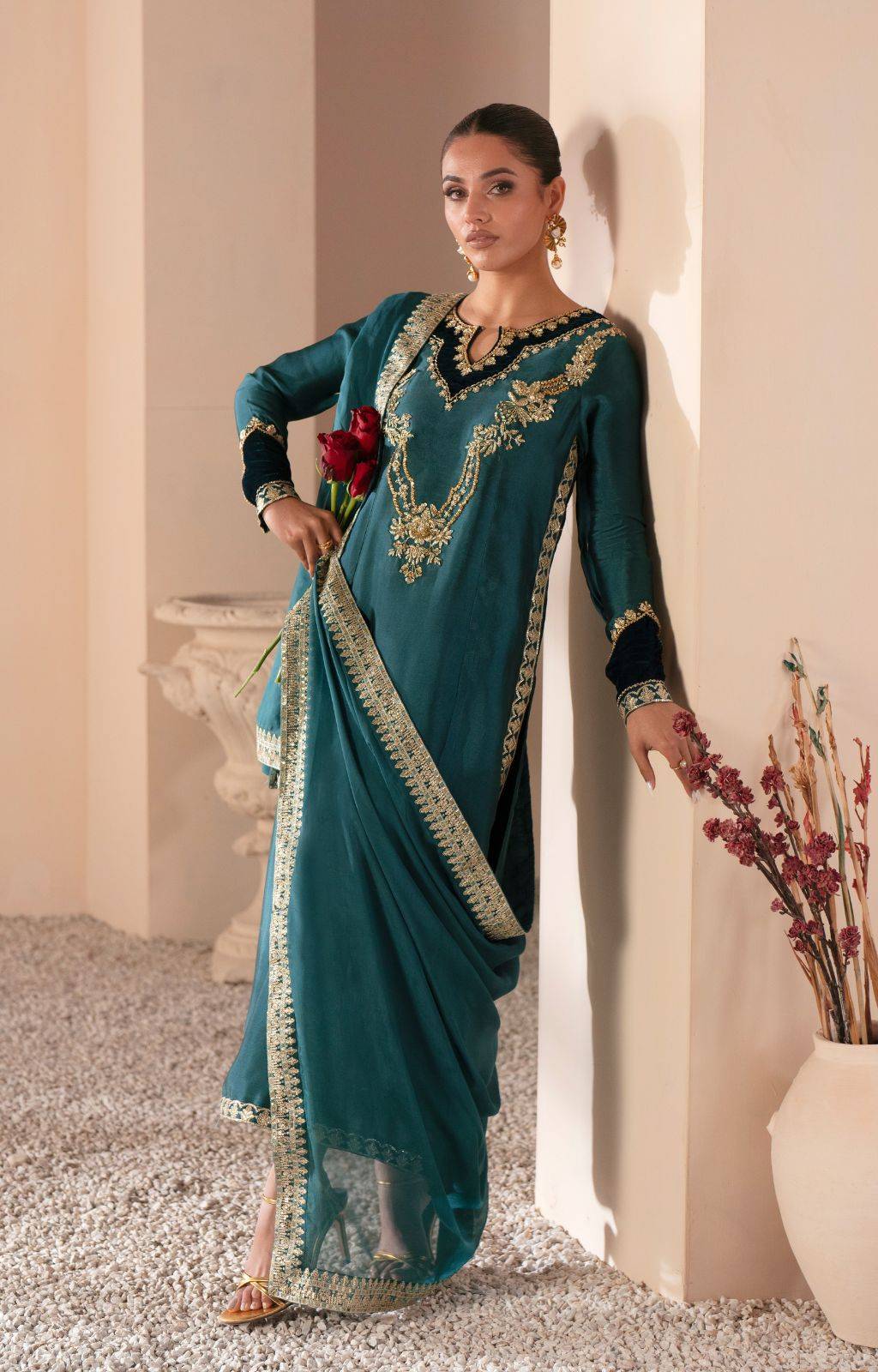 Ajr Couture | Symphony Luxe Festive 25 | Jade by Maria Faisal - Registered Vendor of : AJR Couture - type : Ladies Clothes - 100% original wedding dresses