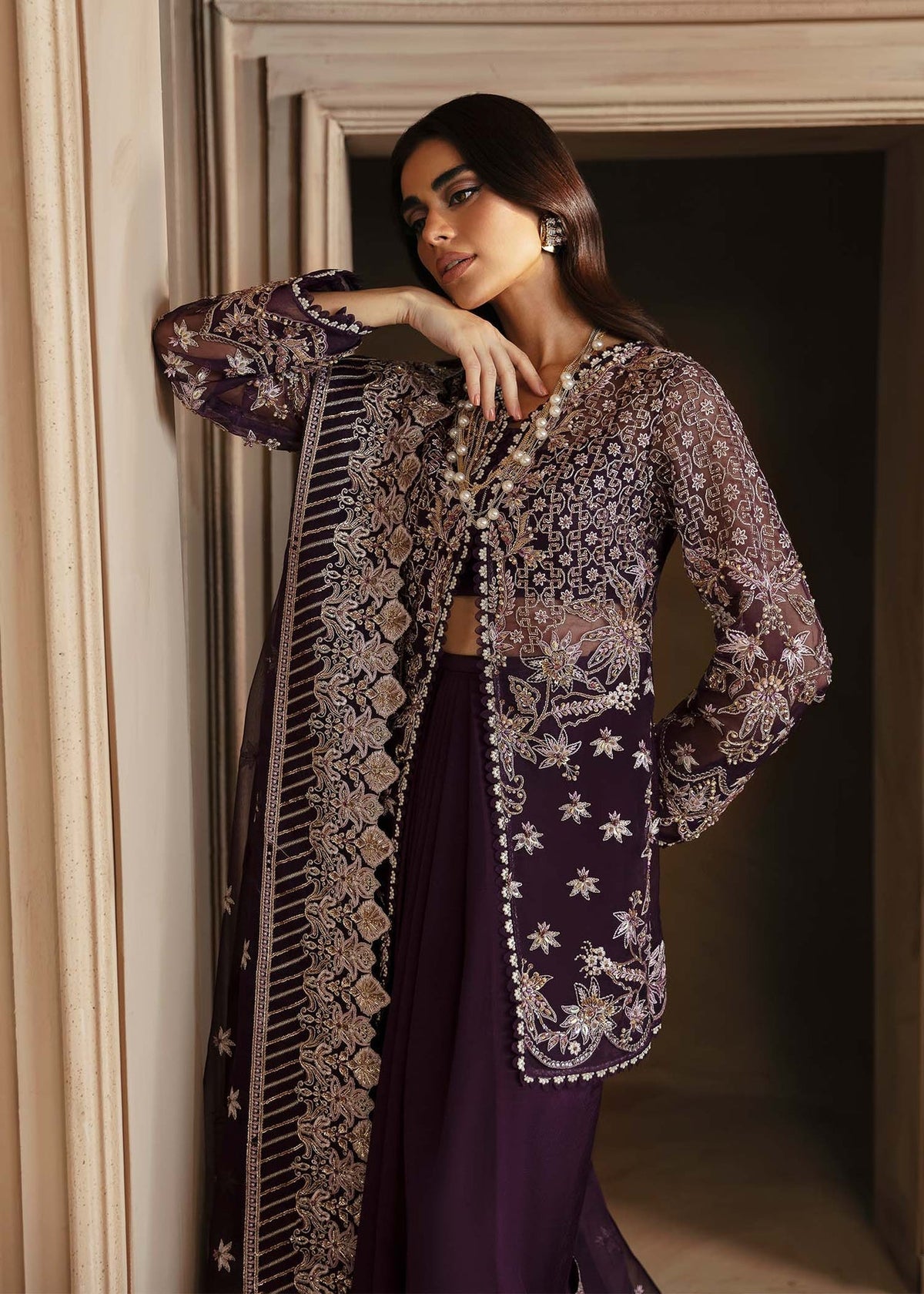 Akbar Aslam | Deewani Wedding Formals | Elowen - Ladies Clothes 