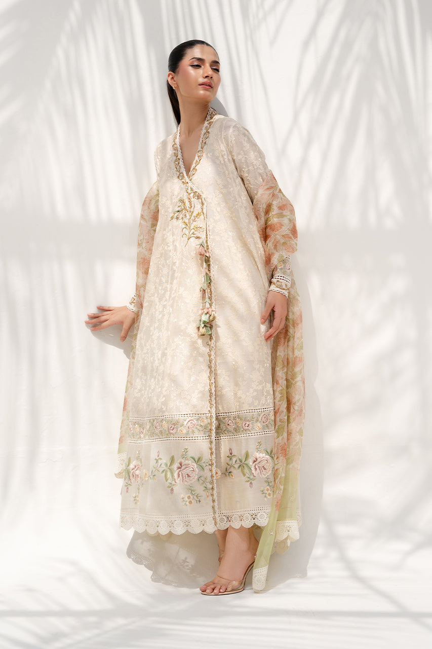 Sania Maskatiya | Summer Festive 26 |Alinsa - Luxury Dress - available at Maria Faisal in UK and USA.