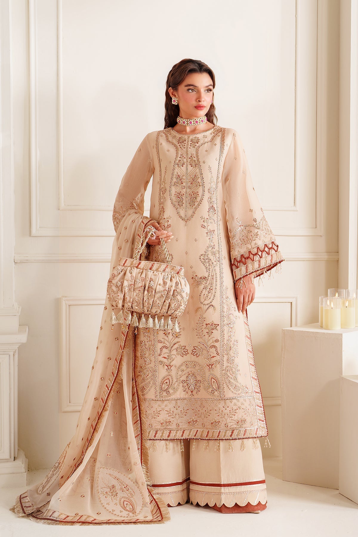 Alizeh | Dua Formals 24 | AF-DUA-3028-Emel - Ladies Clothes - Maria Faisal