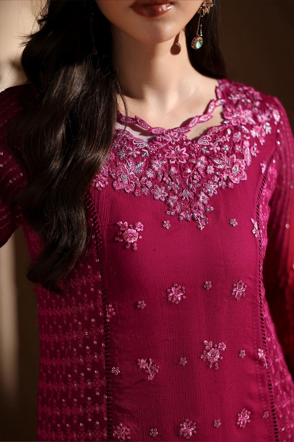 Azure | Luxe Formals | Amoura - Formal Dress - available at Maria Faisal in UK and USA.