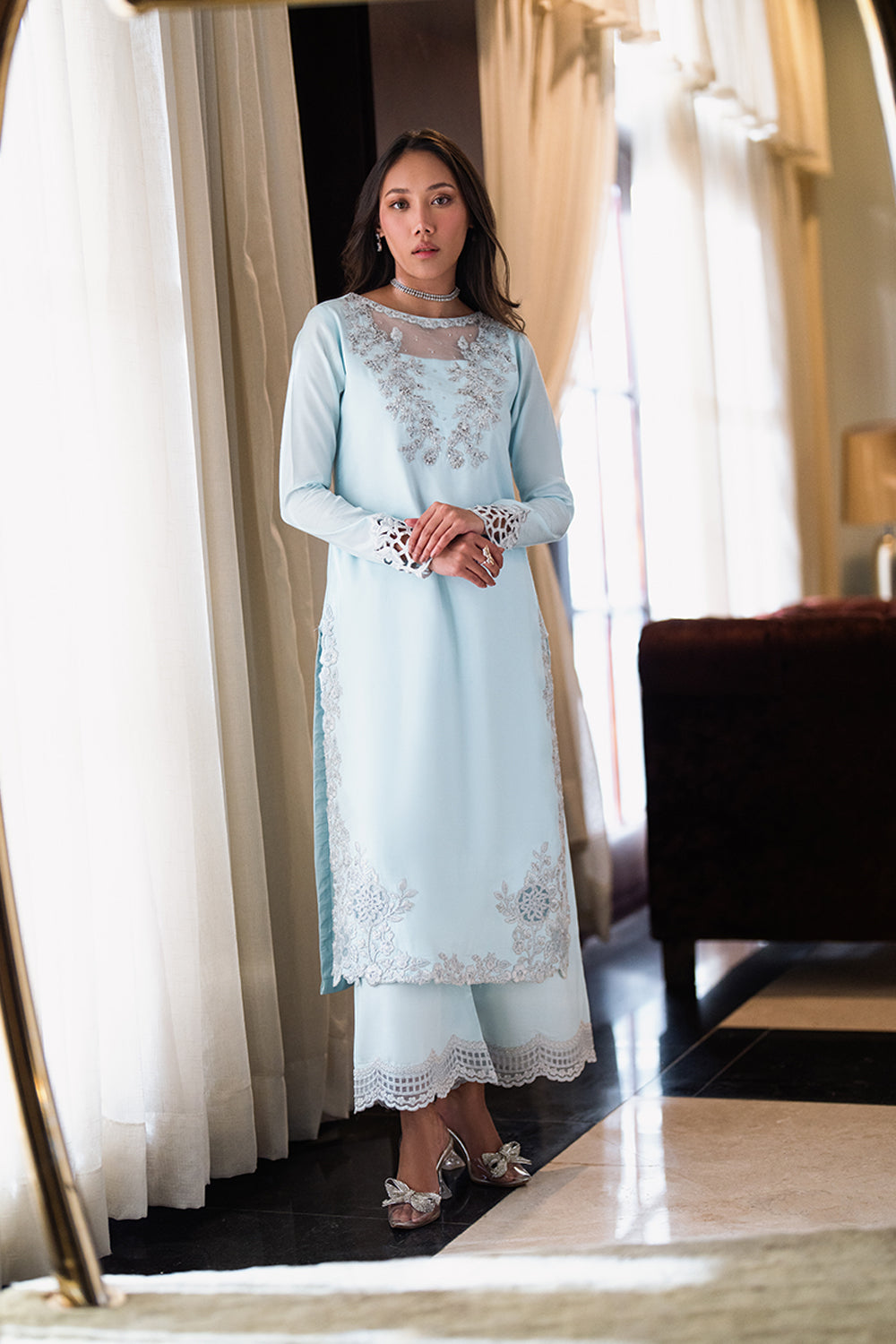 Azure | Diva Formals | Arctic Glow - Ladies Clothes - Maria Faisal