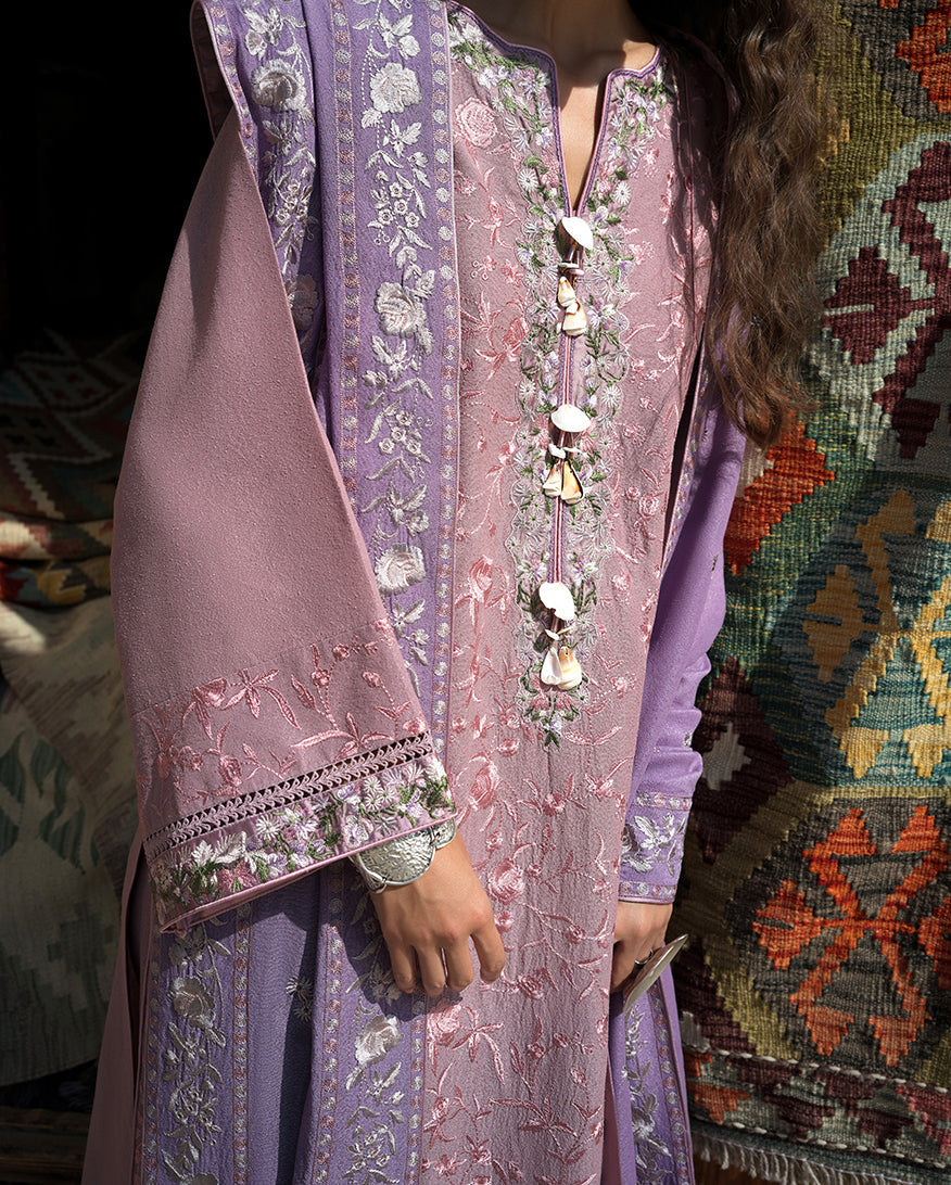 Mushq | Bukhara Winter Edit | Ark Reverie - Luxury Dress - available at Maria Faisal in UK and USA.