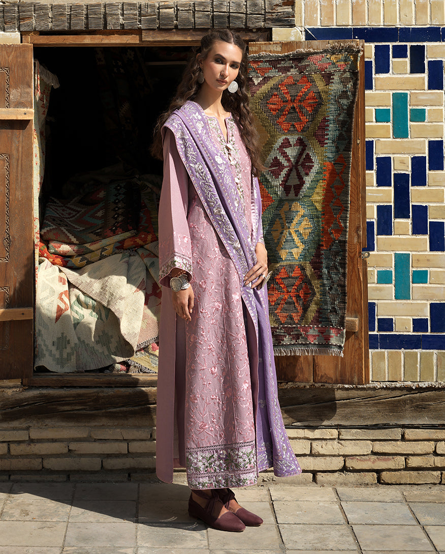 Mushq | Bukhara Winter Edit | Ark Reverie - Luxury Dress - available at Maria Faisal in UK and USA.