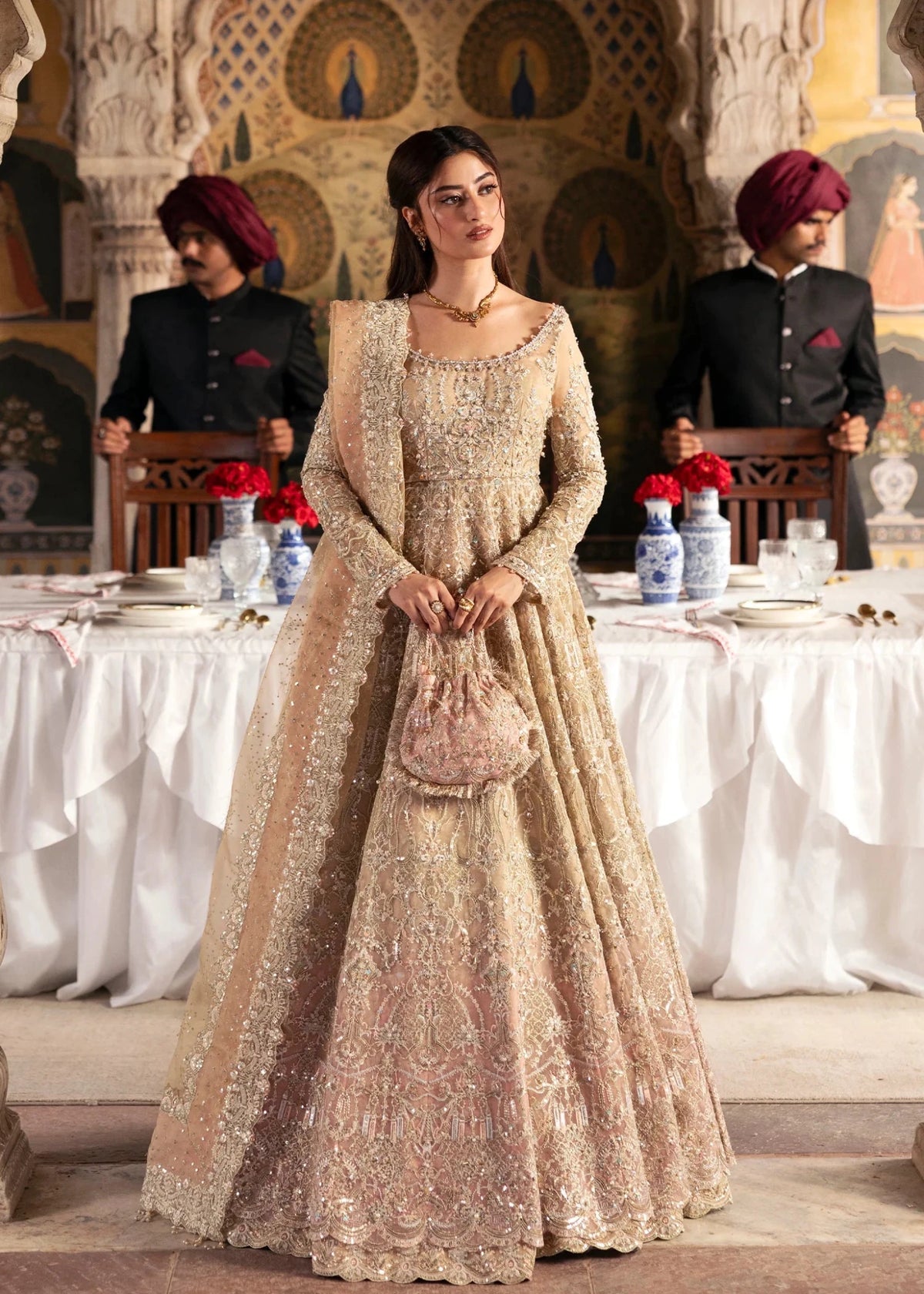 Kanwal Malik | Maahi Festive 26 | Zaariya - Formal Dress - available at Maria Faisal in UK and USA.