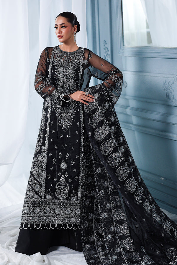 Saffron | Zynoria Formals 25 | Onyx - Formal Dress - available at Maria Faisal in UK and USA.