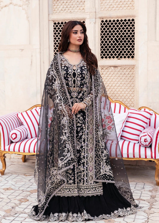 Kanwal Malik | Maahi Festive 26 | Aman - Formal Dress - available at Maria Faisal in UK and USA.