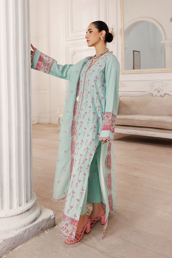 Saffron | Le Soleil 25 | Serenity - Formal Dress - available at Maria Faisal in UK and USA.