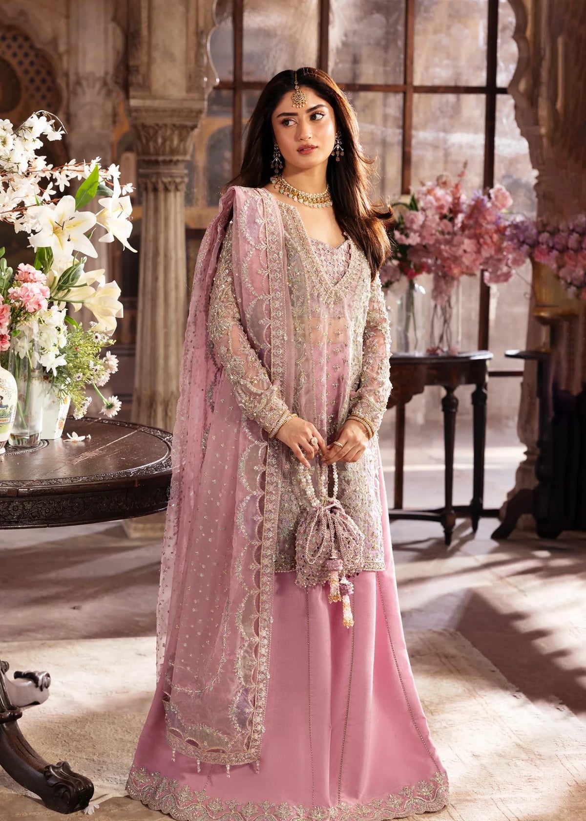 Kanwal Malik | Maahi Festive 26 | Mehru - Formal Dress - available at Maria Faisal in UK and USA.