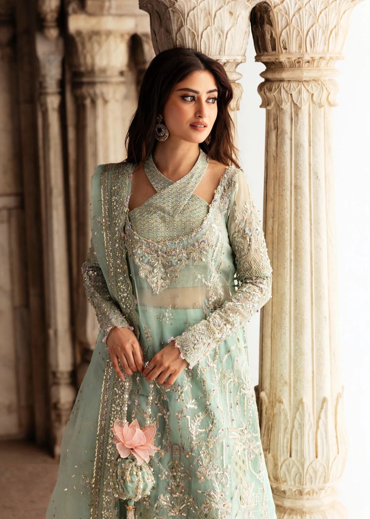 Kanwal Malik | Maahi Festive 26 | Hareem - Formal Dress - available at Maria Faisal in UK and USA.