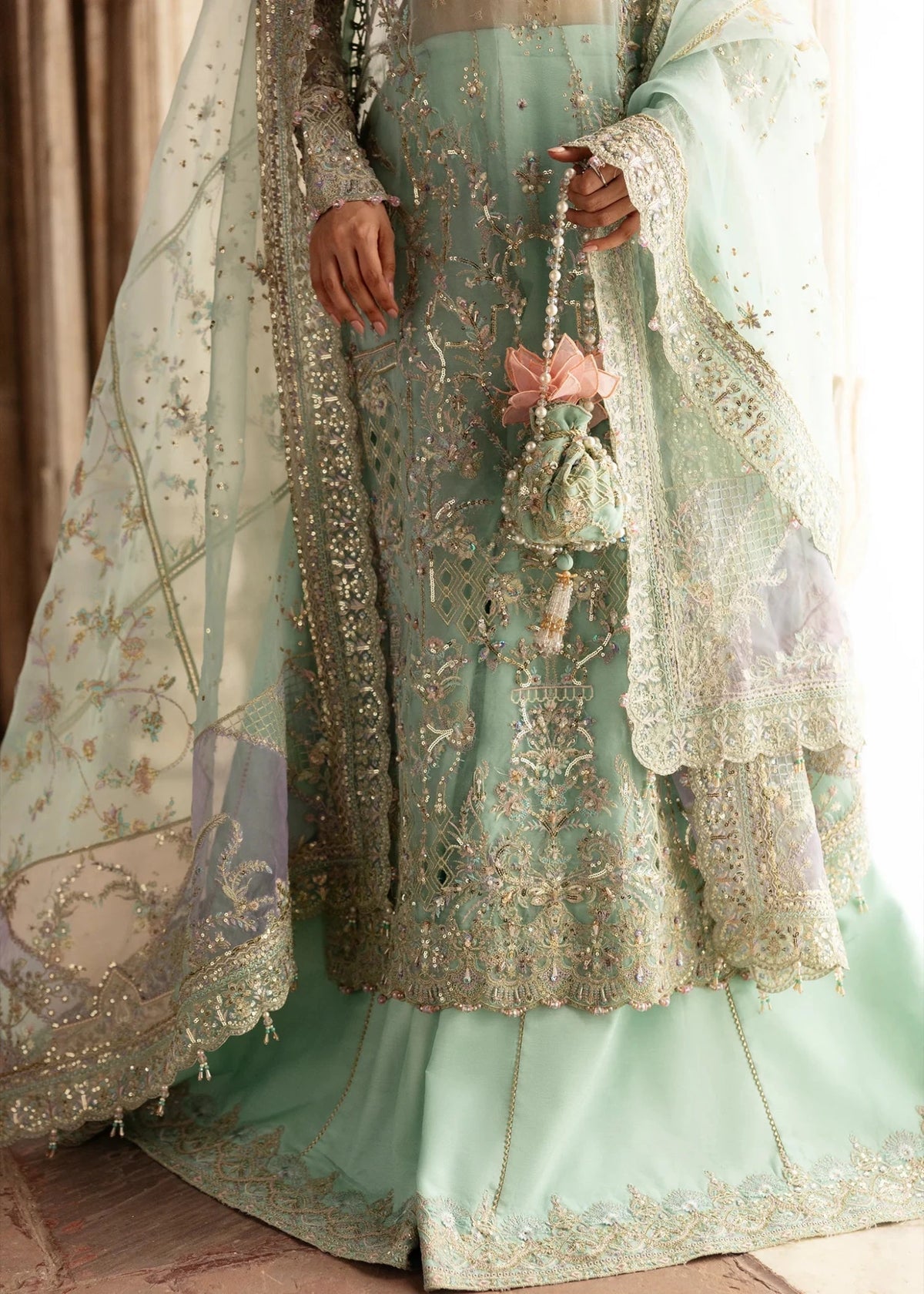 Kanwal Malik | Maahi Festive 26 | Hareem - Formal Dress - available at Maria Faisal in UK and USA.