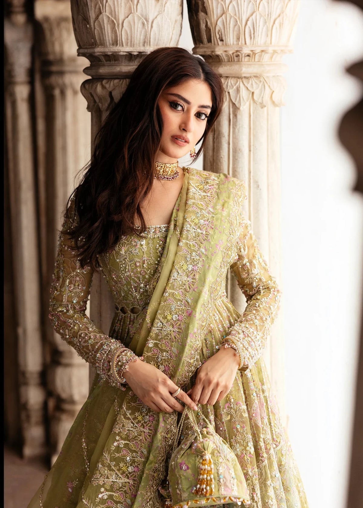 Kanwal Malik | Maahi Festive 26 | Nayab - Formal Dress - available at Maria Faisal in UK and USA.